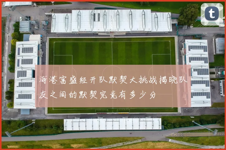 海港富盛经开队默契大挑战揭晓队友之间的默契究竟有多少分